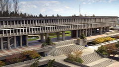Photo of the SFU Academic Quadrangle