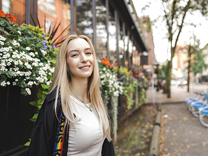 student in gastown vancouver