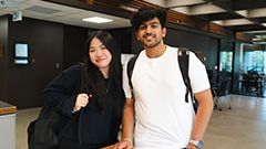 students in the Simon Fraser University Makers Space