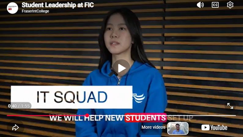 Play Video - Student Leadership at FIC